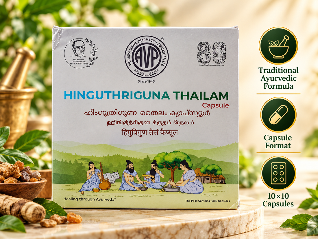 AVP Hinguthriguna Thailam Capsule 100 Nos