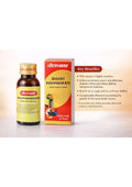 Infographic of Baidyanath Basant Kusumakar Ras 100 Tablets with Gold and Pearl showing the original product bottle and box alongside a summary of the key benefits highlighted on the packaging.