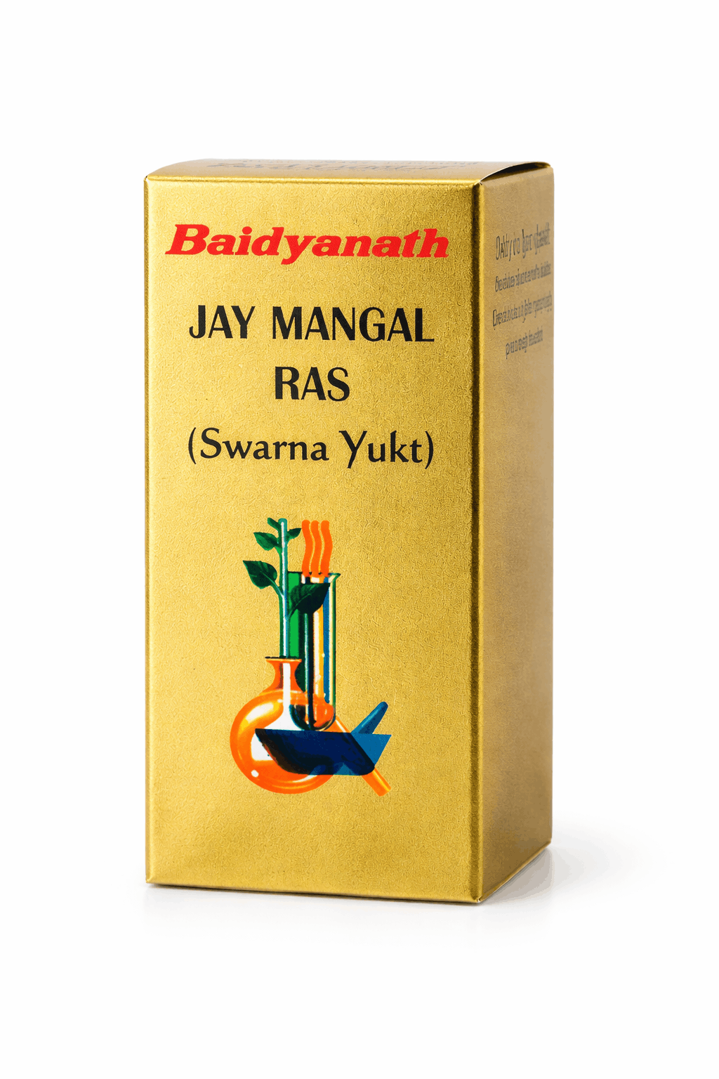 BodyStop Baidyanath Jay Mangal Ras Swarna Yukt golden outer box packaging displaying front and side labels