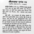 BodyStop presenting Baidyanath Mrigank Ras Hindi leaflet explaining ingredient composition, therapeutic properties, and dosage guidelines.