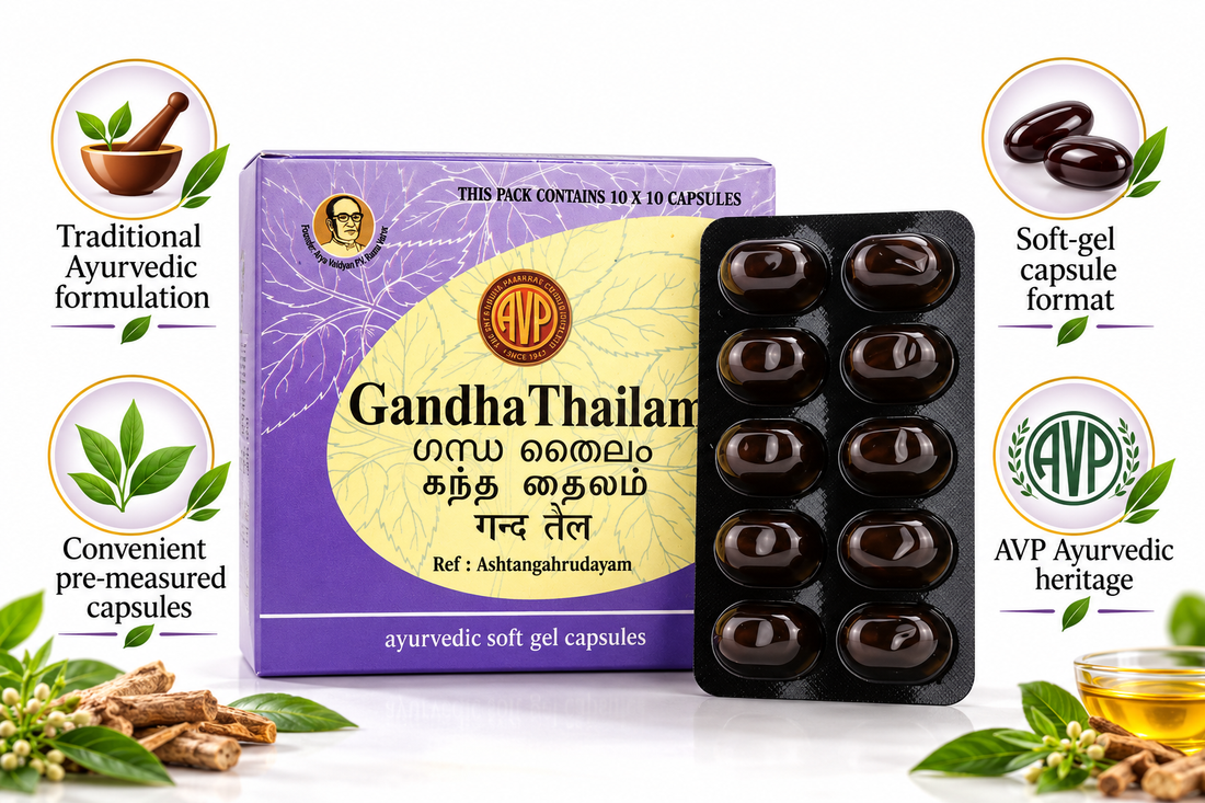 AVP Gandha Thailam Capsule 100 Cap