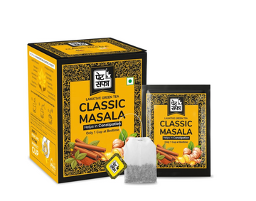 Pet Saffa Laxative Green Tea Classic Masala 25 Tea Bags