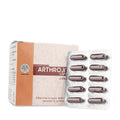 AVP Arthrojith Capsules box packaging displayed alongside a blister pack of brown capsules featuring the AVP logo imprint | BodyStop