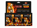 Dabur Shilajit Gold (30+6 Free capsules) retail display carton containing three individual boxes of Shilajit Gold capsules with a promotional header indicating 2 capsules free in each pack | BodyStop